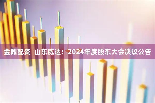 金鼎配资  山东威达：2024年度股东大会决议公告