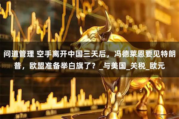 问道管理 空手离开中国三天后，冯德莱恩要见特朗普，欧盟准备举白旗了？_与美国_关税_欧元