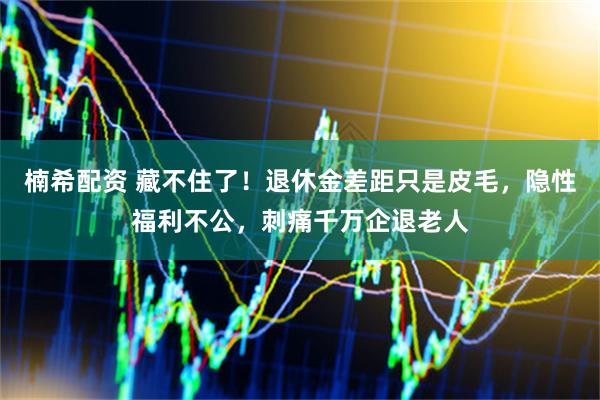 楠希配资 藏不住了！退休金差距只是皮毛，隐性福利不公，刺痛千万企退老人